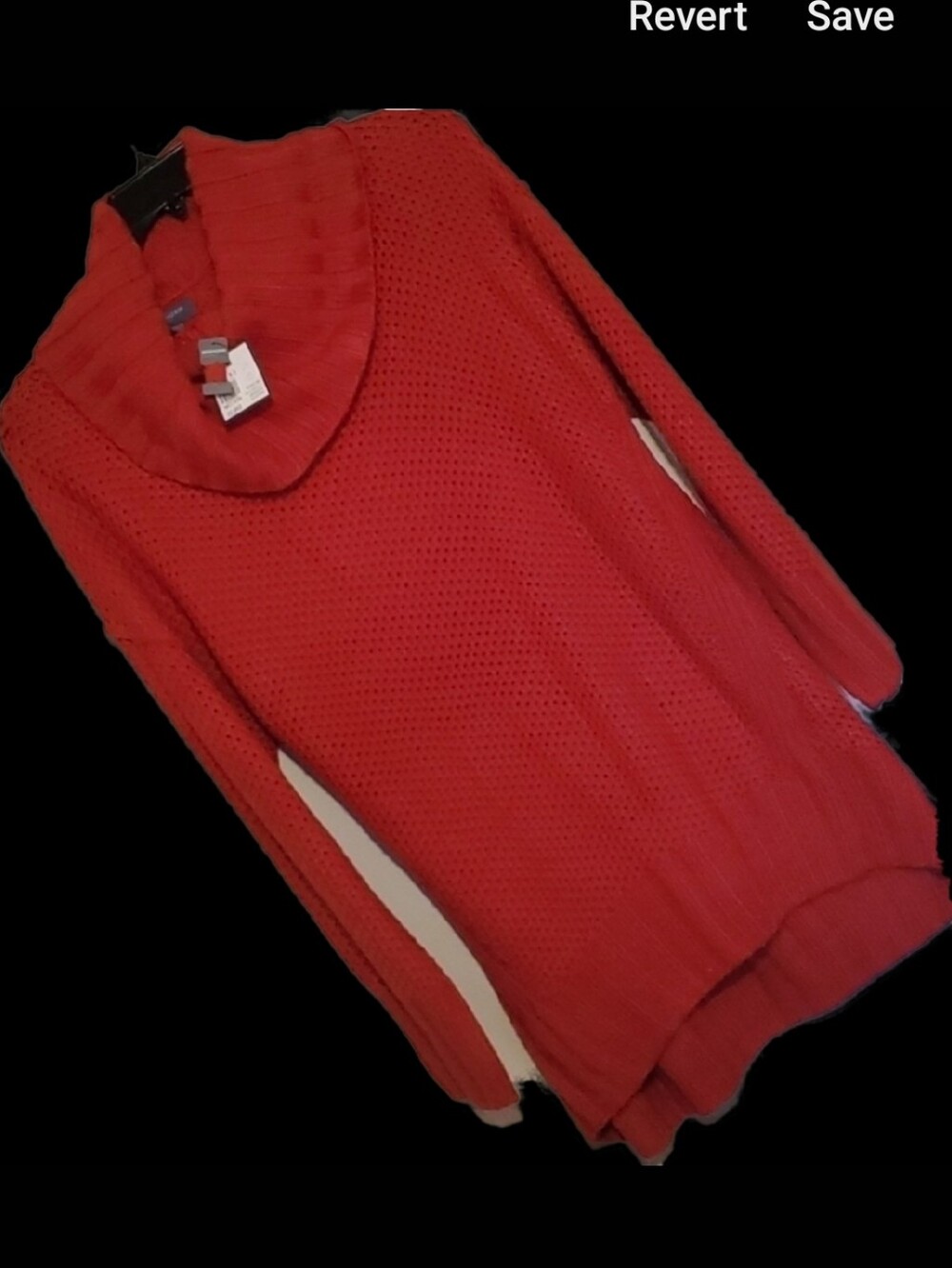 Madison Chunky Knit High Low Sweater in Vibrant Red